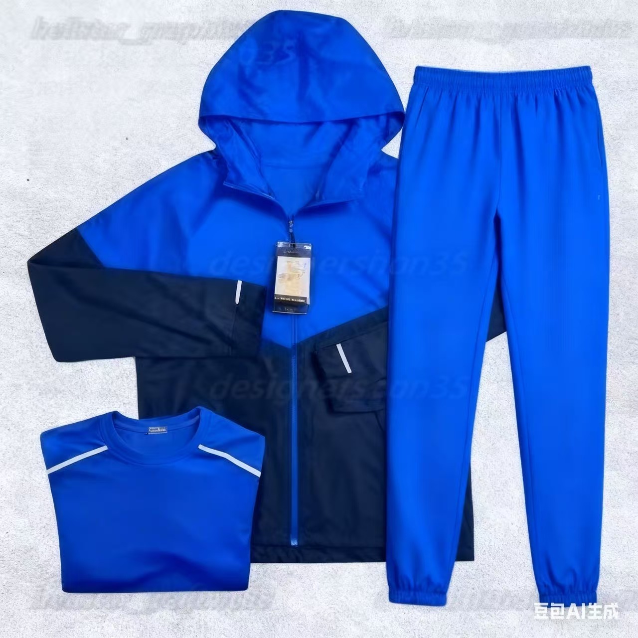 kid monterex tracksuit tech 3-piece set Mens Trouser Set sports fiess jogging suits running shirts quick dry sportswear gym shirt sweatpants Set nocta tracksuit 785