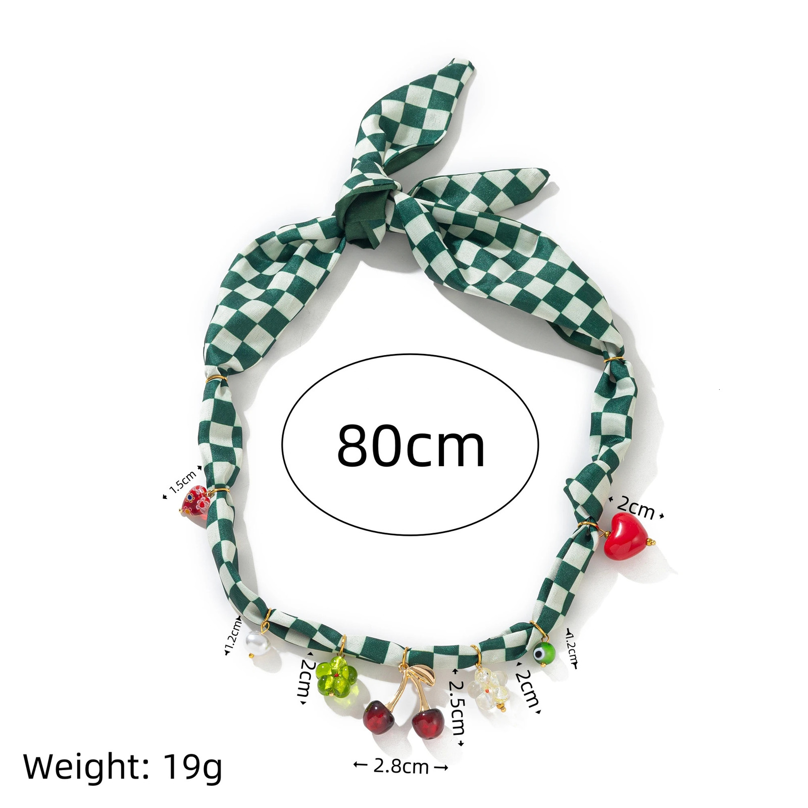 Stainless steel cherry niche scarves artistic pillows jewelry sun and moon love necklace pendant gold-plated 251107