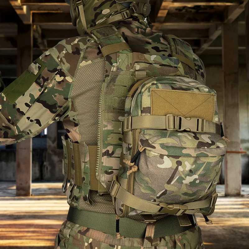 Hiking Camping 1000D Tactical Outdoor Sport Water Bags Mini Hydration bag Hydration Backpack Assault Molle PouchC250407