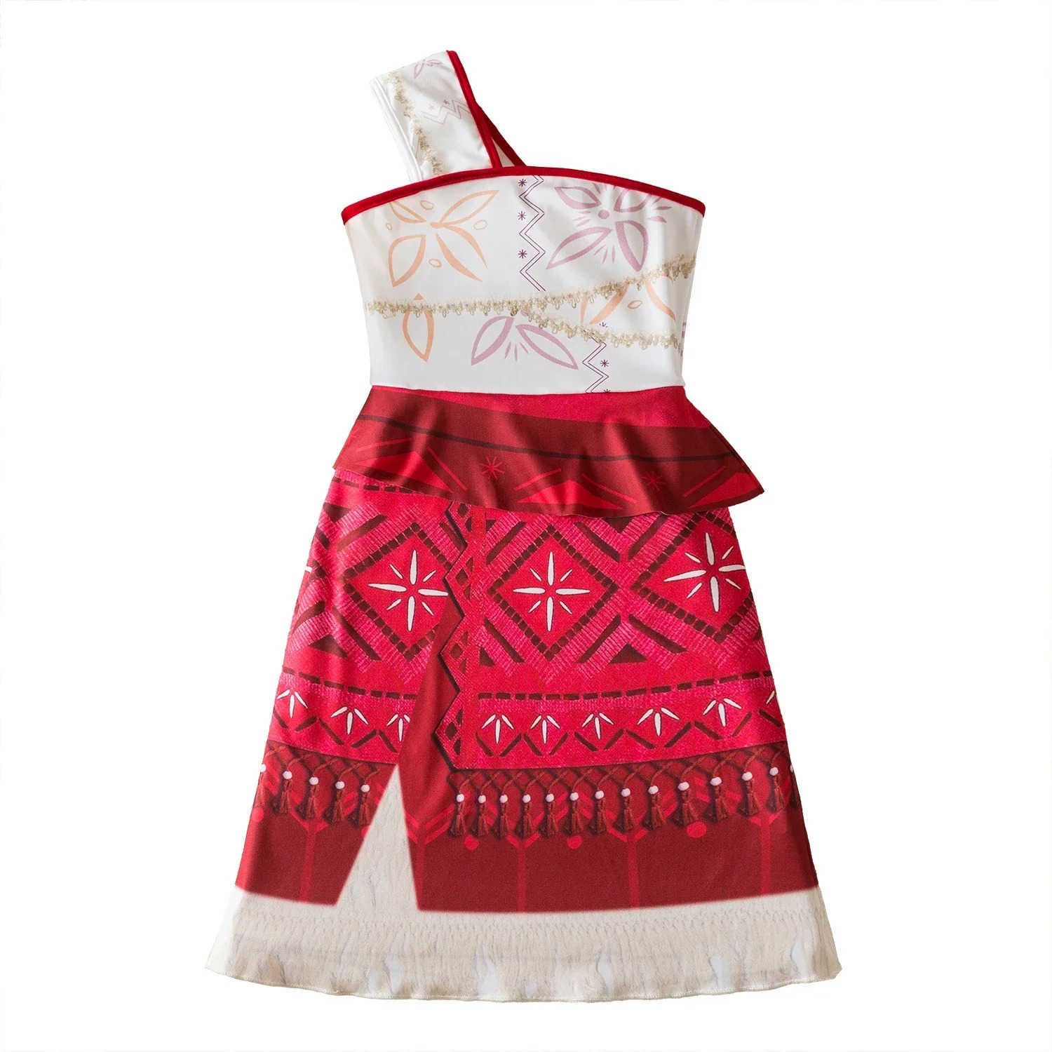 Disney Moana 2 Girls Costumes Halloween Princess Vaiana Role Playing Dress Girls Carnival Party Costumes Children Polynesian Beach Costumes X250408
