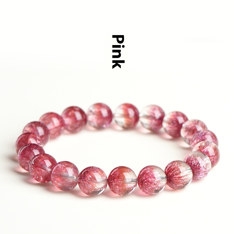 Natural Super Seven Blackcurrant Gathering Crystal Bracelet
