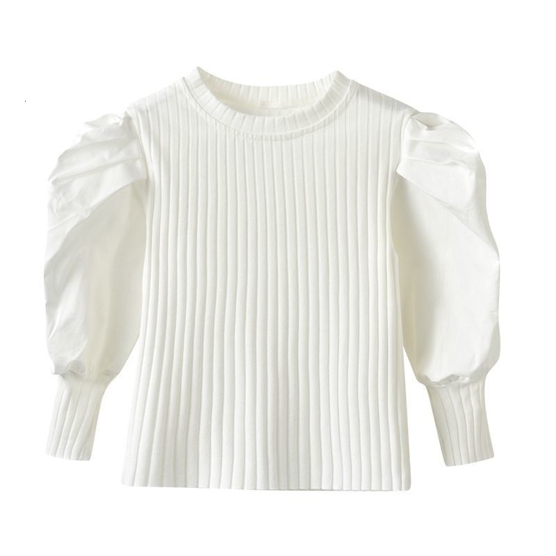 Ddmyshoesvip Girls Spring Dress Primer New Children S Bubble Pit Strip Long Sleeve T Shirt For Wearing Outside Baby Casual Top