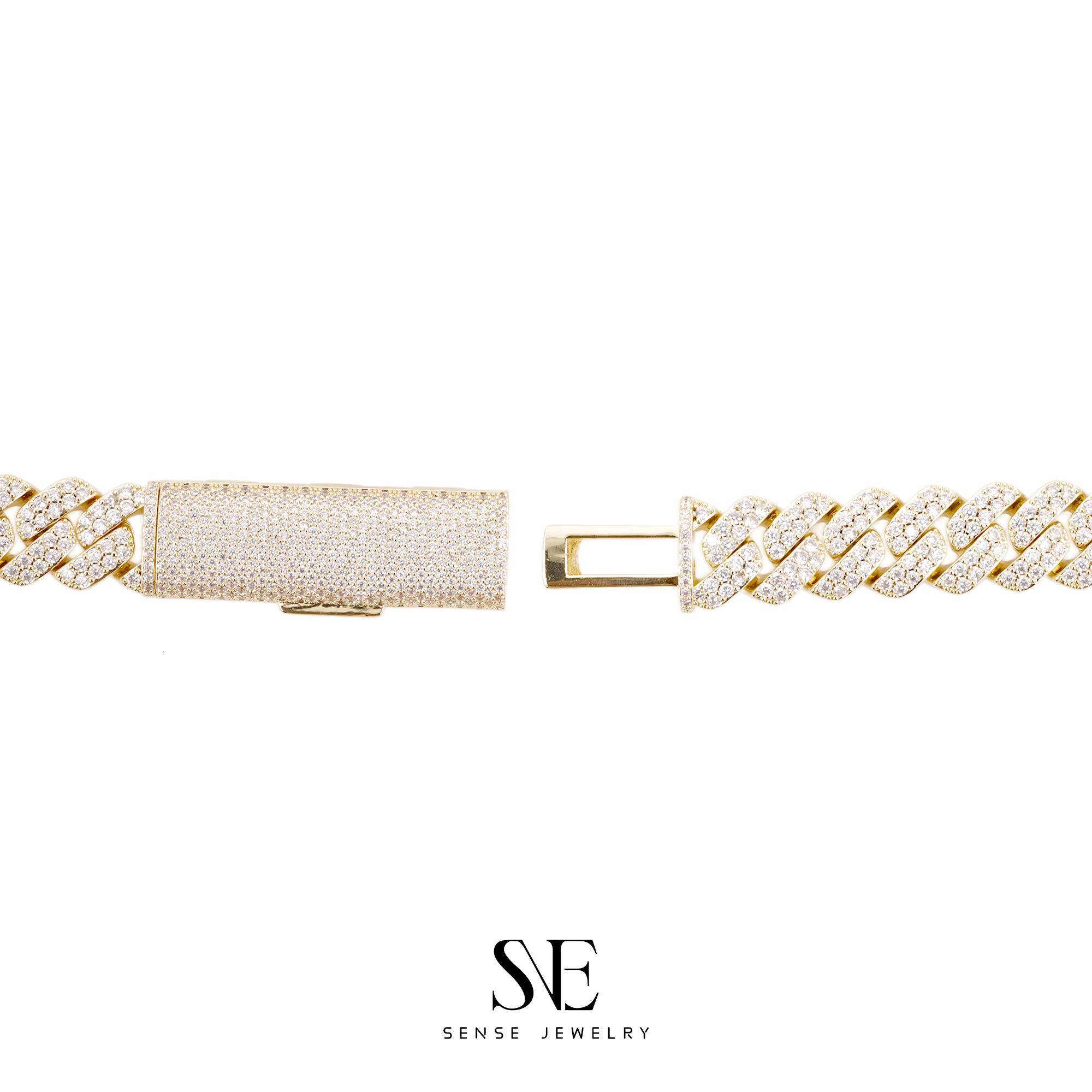 Hip Hop Style Moissanite Bracelet 925 Sterling Silver Bangle Iced Charm Gold Rhodium Plated Wedding Gift-Worthy Jewelry Set