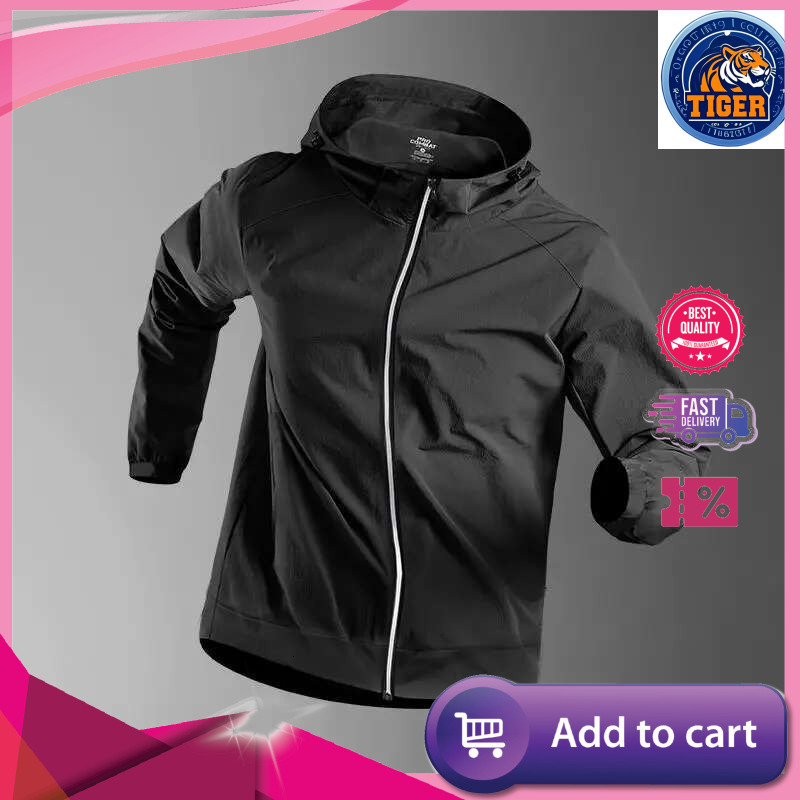 Ddmytiger Ddmytiger China Domestic Men S Spring Autumn Quick Dry Hooded Jacket For Running Cycg Fiess Gym Track Soccer Basketball Volleyball Badminton