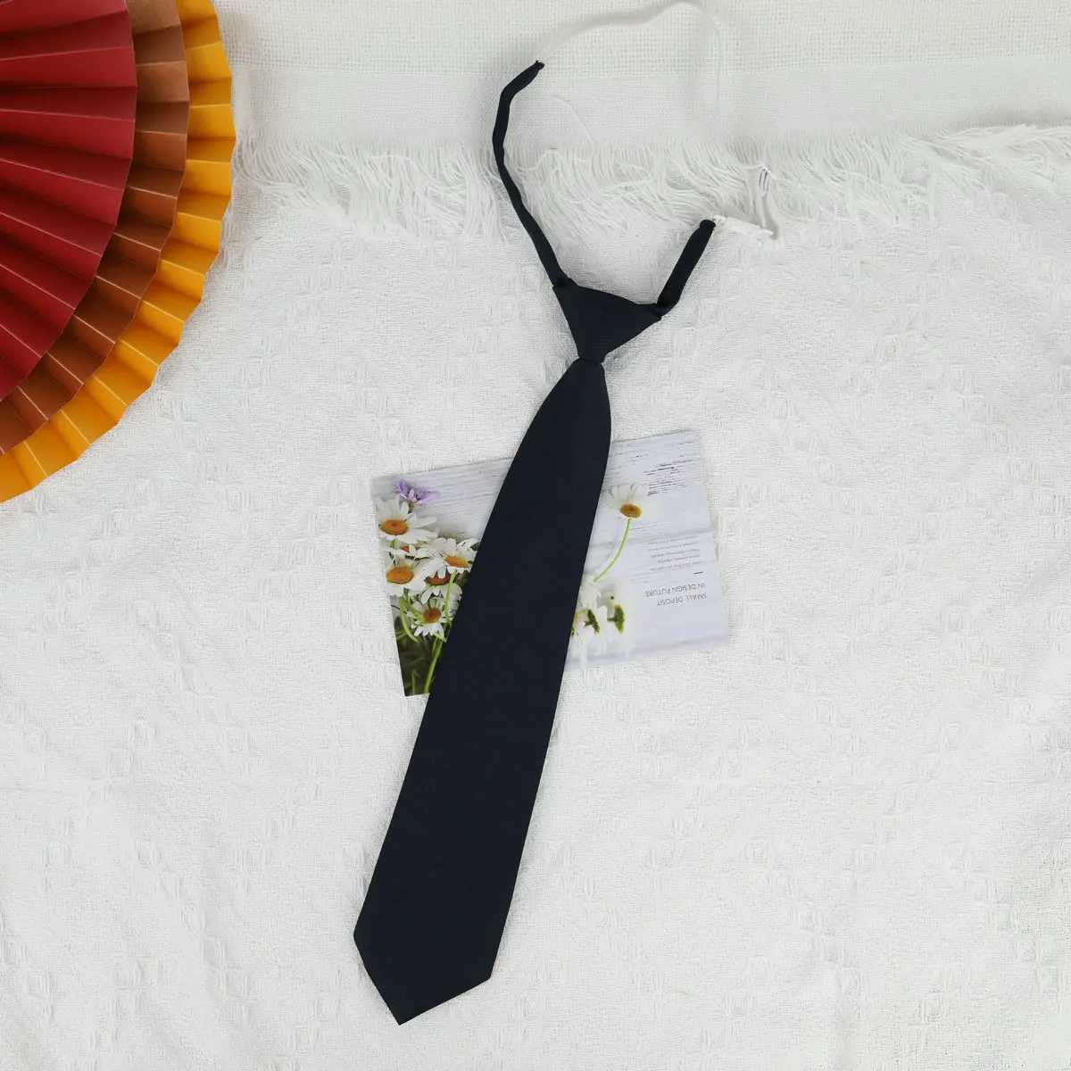Lazy JK Small Necktie Black Wine Red Solid Dark Blue Korean Wen Sweet Grils Student Basic Style School Uniform Classic Ties X250407