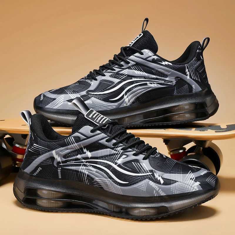 Mens sports shoes Cushi TPR sole mesh lightweight running shoes wear-resistant basketball casual sports shoes shoes size 39-47 Y250408