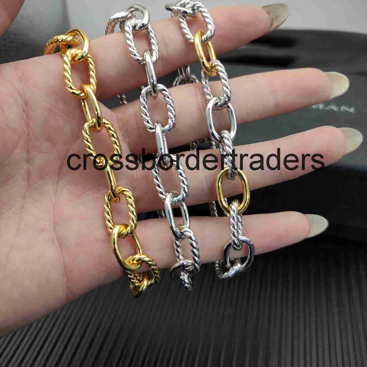 Designer David Jewelry Yurmann Braceletnew Trenseiko Heartshaped Button Cord Bracelet W74F