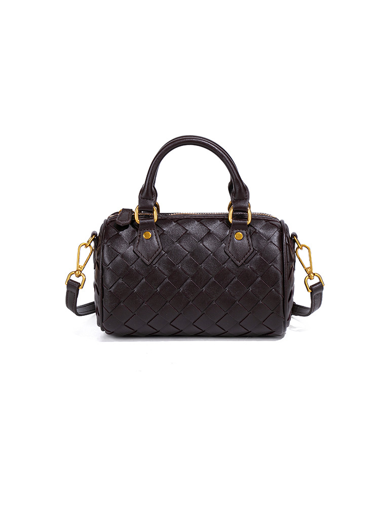 Free shipping designer bags Checkerboard Handheld Boston Pillow Fashion Weaving Casual Single Shoulder Diagonal Cross Bag