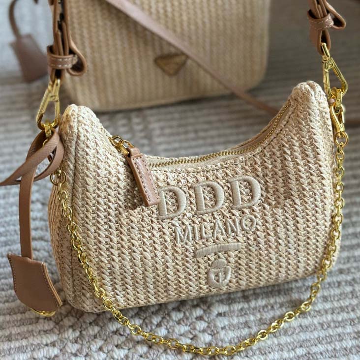 Beach Bag Shoulder Bag Beach Designer Bag Woven Camera Crossbody and Crescent Hobo Styles Summer Tote for Vacation and Daily Use
