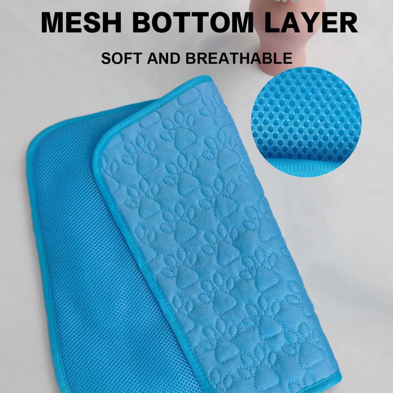 Dog cooling pads for small medium large dogs breathable washable pet dog accessories Y250407