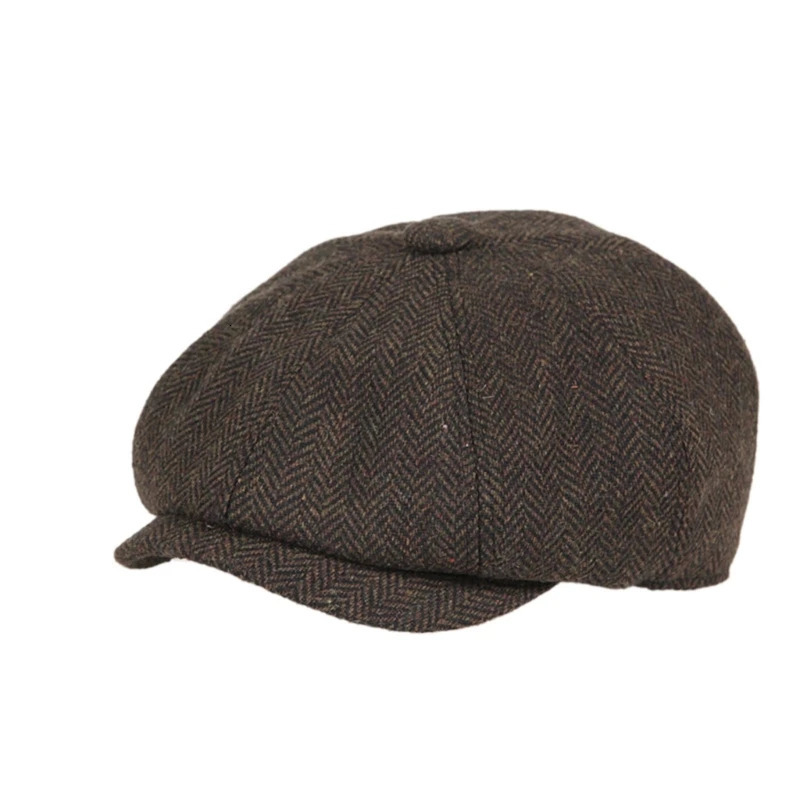 Vintage Duckbill Hat for Kid Retro Paperboys Fashionable Hat for Student 250408