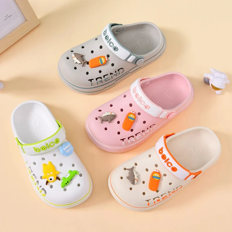 Casual Comfortable Clogs For Boys Girls Breathable Lightweight Clogs For Spring And Summer 250408