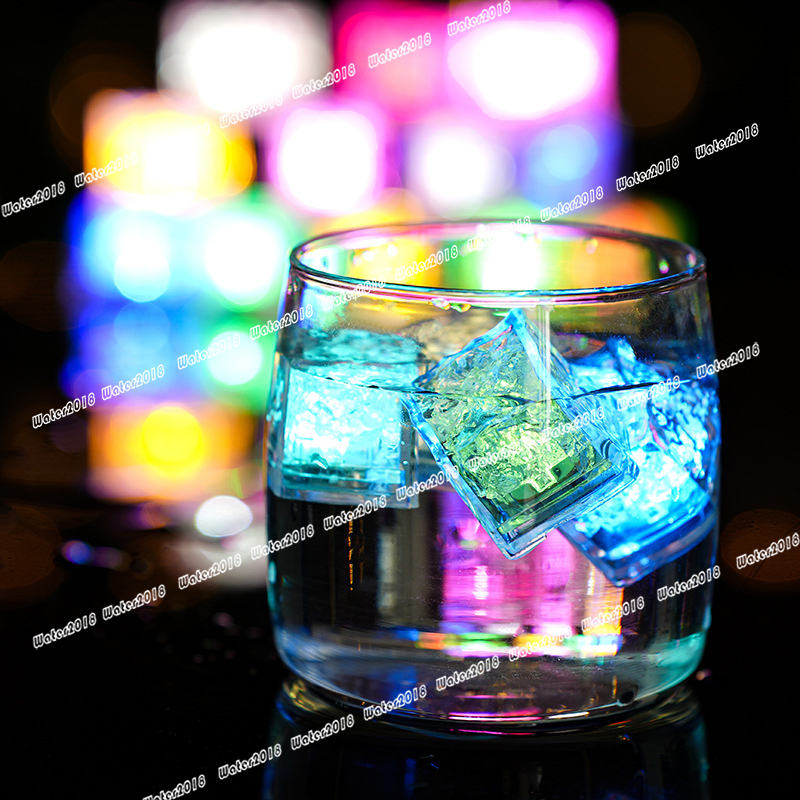 LED Ice Cubes Colorful Other Lights Luminous Glowing Induction Wedding Festival Christmas Bar KTV Toys