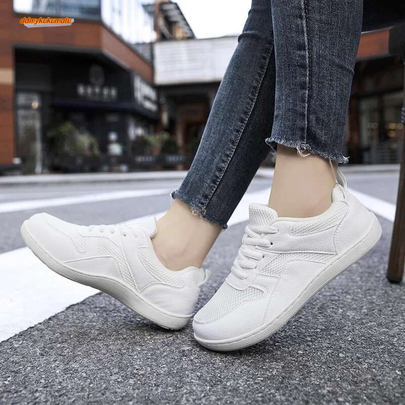 New Classic Wide-tip Casual Acts, Comfortable and Breathable Minimalist Acts for Women, Flat Outdoor Walking Mocasines with Soft Sole, Size 42 #ddmyku