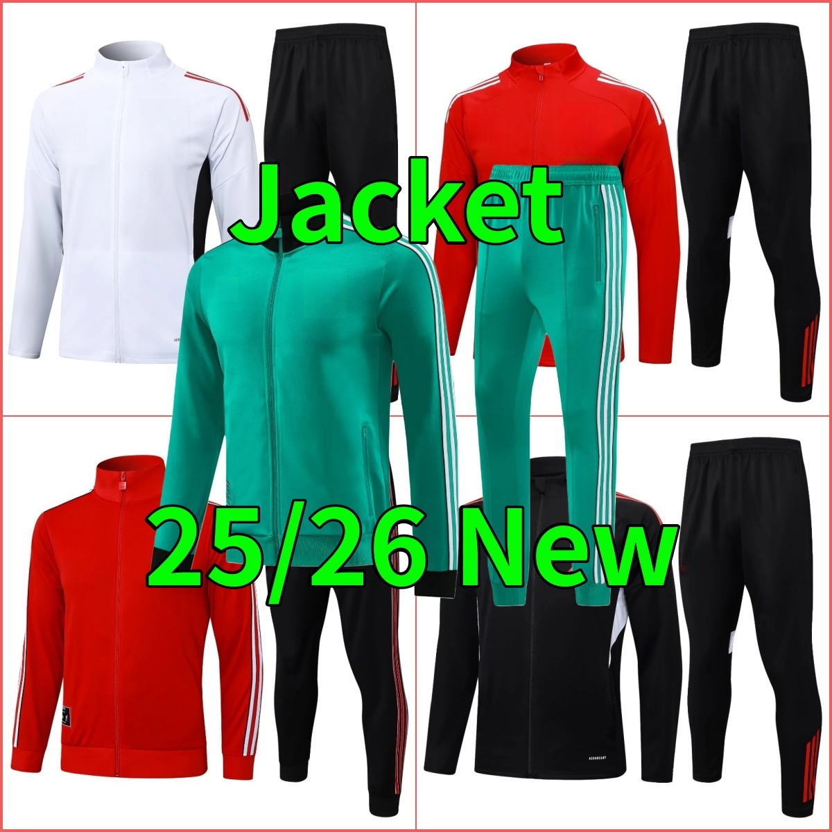 25/26 LFC jacket tracksuit long training suit kit uniform adult sweatshirt Sweater sets men kids