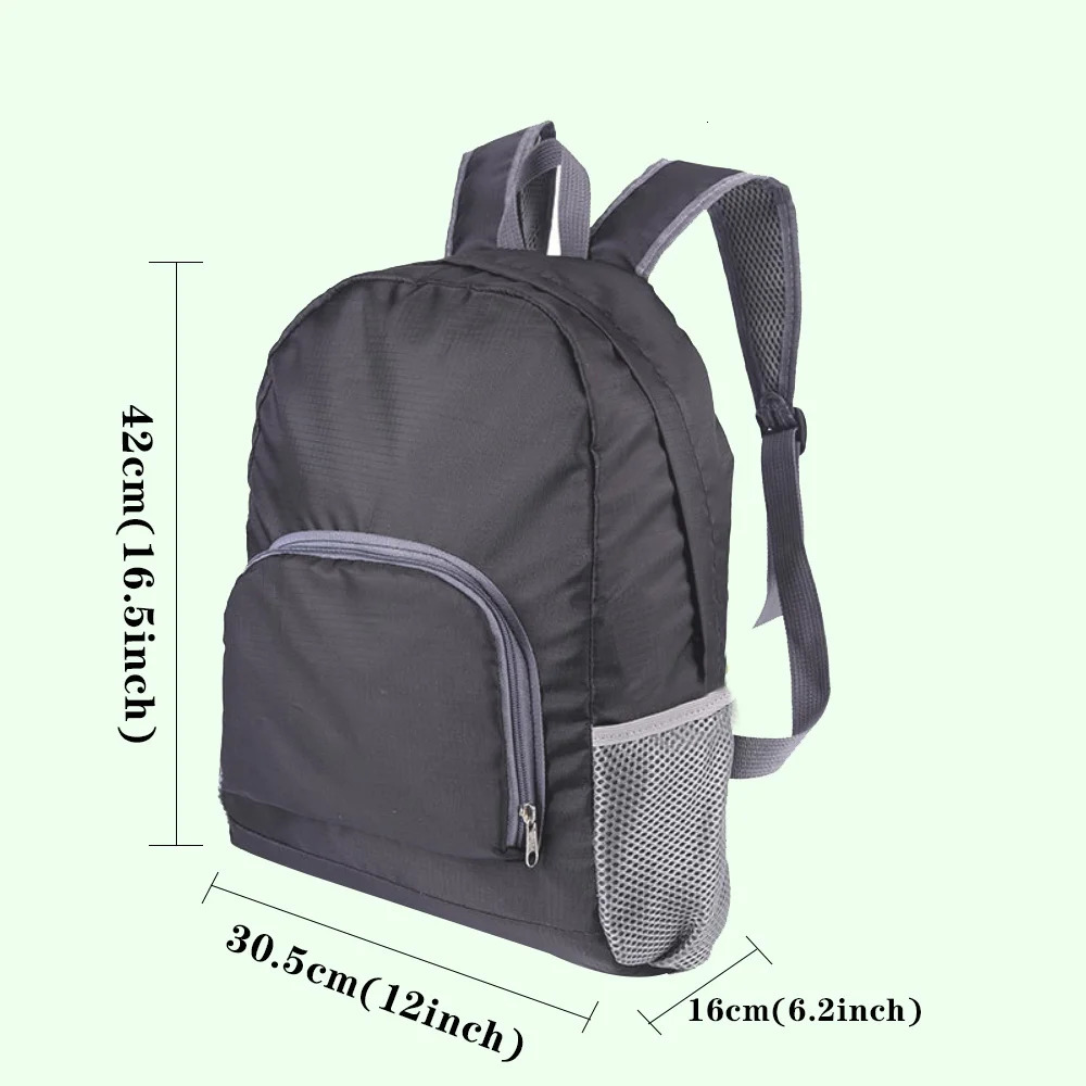 15L Outdoor Foldable Ultralight Backpack Men Camping Travel Hiking Daypack Women Waterproof Fishing Cycling Folding Haversack 250407