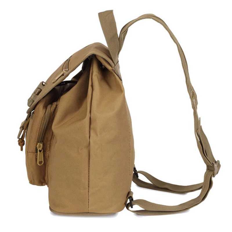 Outdoor Tactical Kids Hiking Bags CP Camouflage Black Travel Backpack Hunting Camping Child Bags Multi-Pockets Camo RucksackC250407