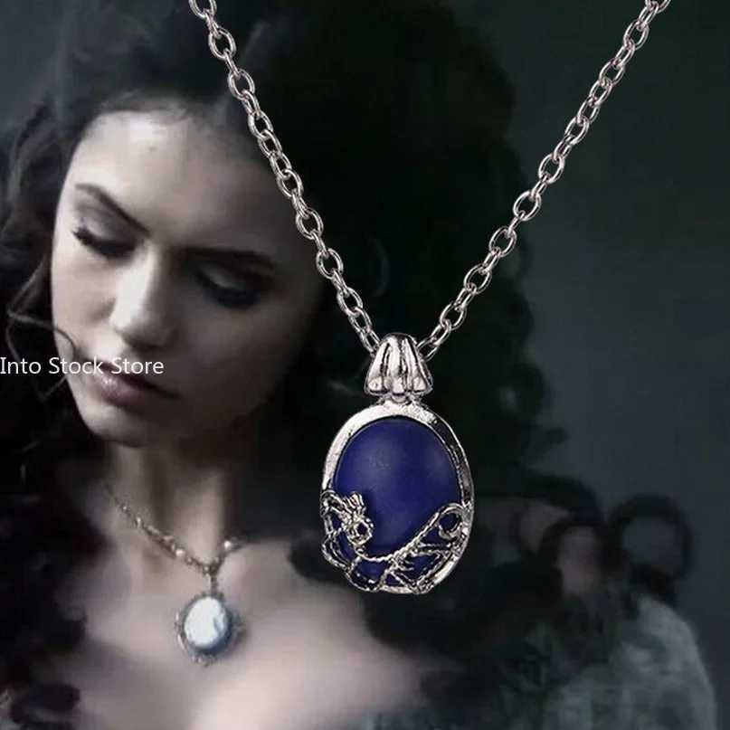 The Vampire Diaries Necklace Vintage Katherine Pendant Fashion Movie Jewelry Cosplay for Women Pendant Gifts 1pcC250407