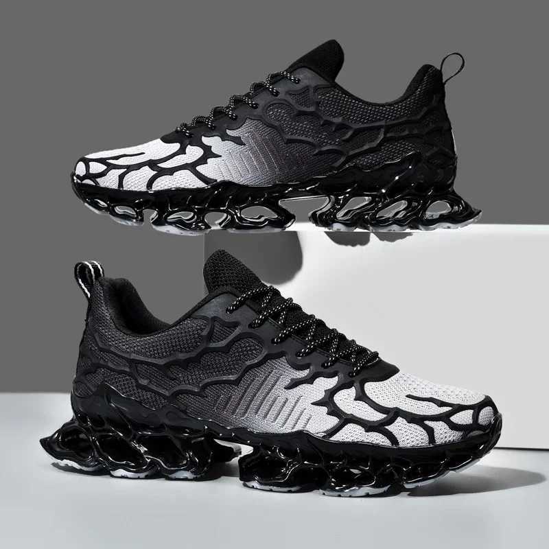 New mens running shoes all horse Blade Warrior sports shoes mens mesh breathing jogging sports shoes Y250408