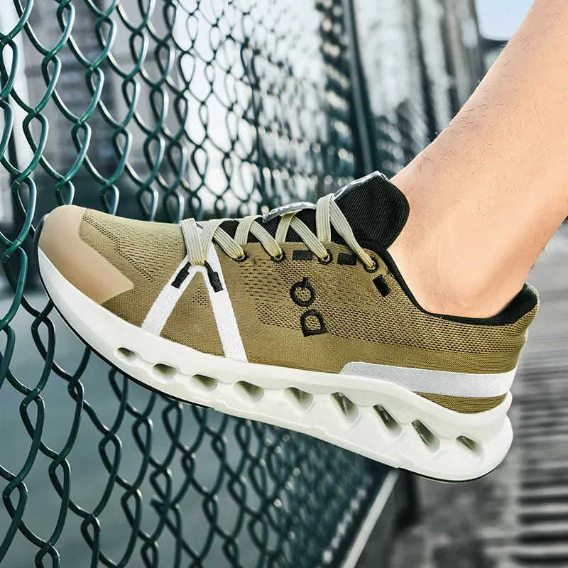 Upgraded anti slip sports shoes lightweight and breathable shock-absorbing running shoes Z250513