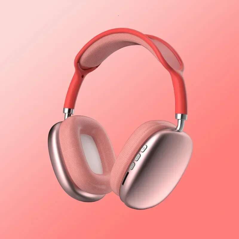 New P9Pro Max Wireless Bluetooth Headphones Noise Cancelg Mic Over Ear Sports Gaming With TF Card Slot Headset Earphone