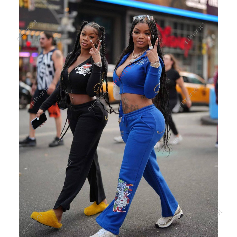 Womens High Quality Tracksuit Women Track Letter jogger suits Sweatsuits Hoody hardy set 557 C260312