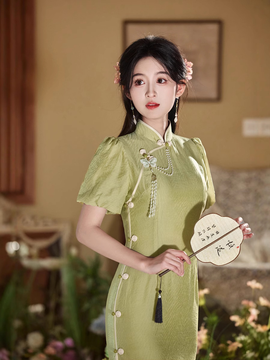 S36 New daily improved national style small new Chinese style women's clothing national style girl