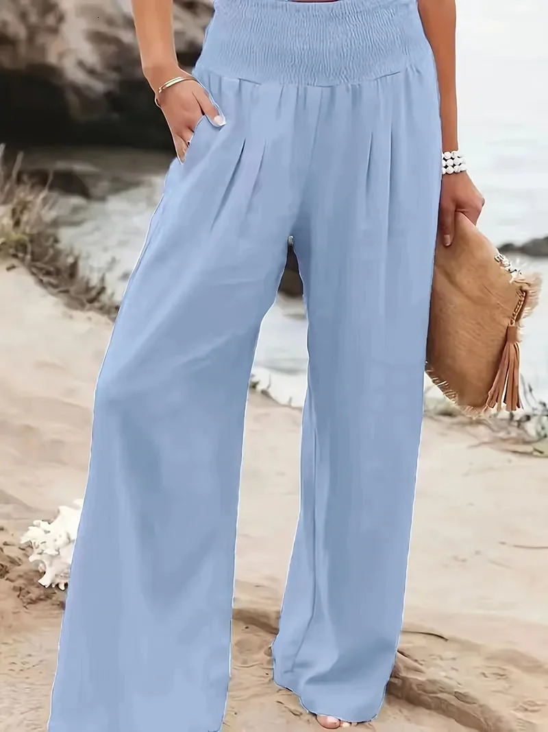spring womens casual pants style comfortable mid waist 250407