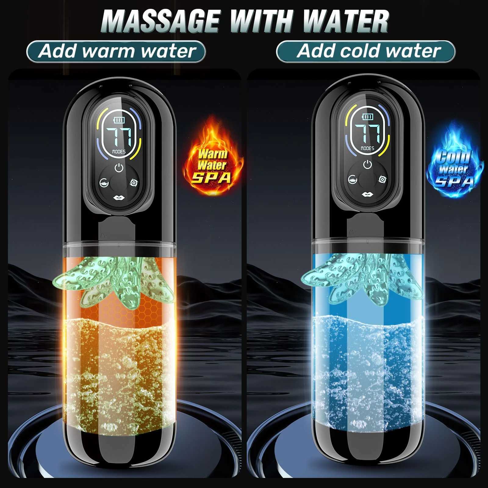 Automatic Male Masturbator Male Sex Toy Penis Pump Sucking Vibration Stimulation Function Pocket Vulvar Male StrokeW250408