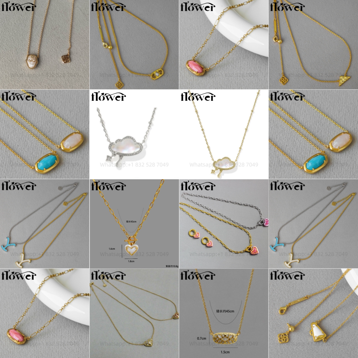 KS Fine Jewelry 2025 New Arrival Crystal Pendant Necklaces Kendraly Necklace Jewelry Scotts Chain Elegance Female Collar As Christmas Gift