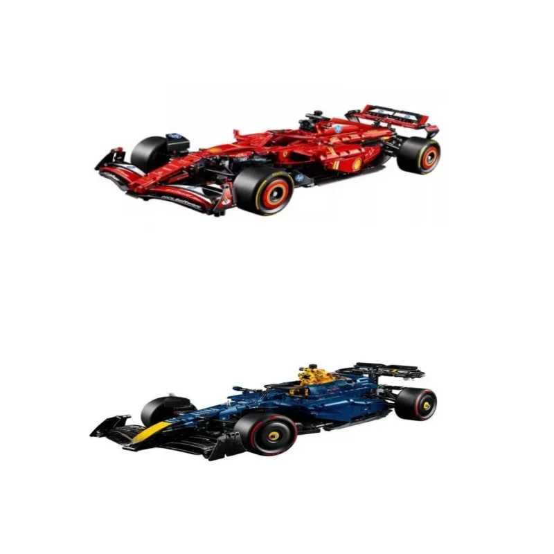 New Technology 42206 42207 Red and Blue Sports Racing Building Blocks Ci Super Racing Blocks Toys W250408