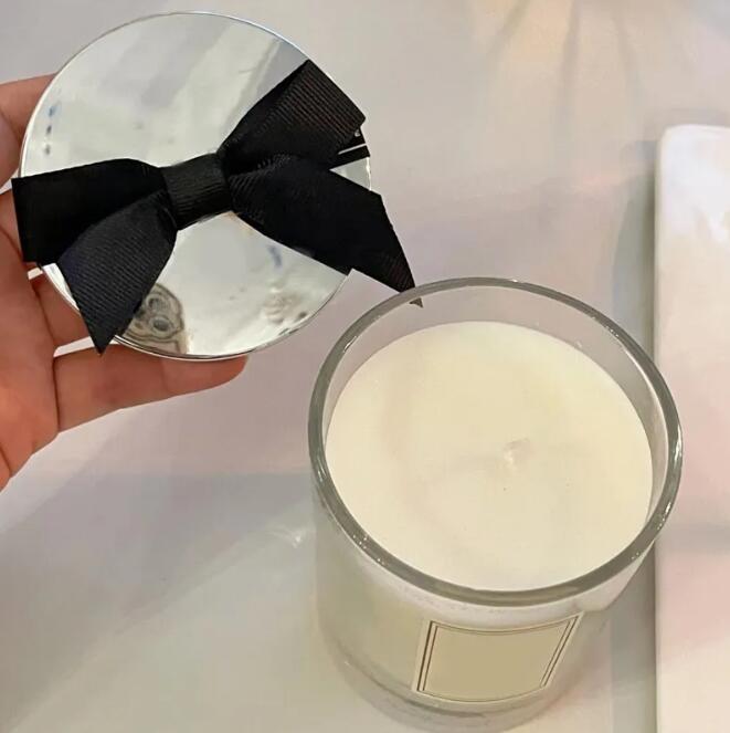 Candles Scented Candle Bougie Parfum 200g Solid Perfume Lime Basil Fragrance Deodorant Long Lasting Smell Perfumes Wax Incense High Quality Fast Ship 