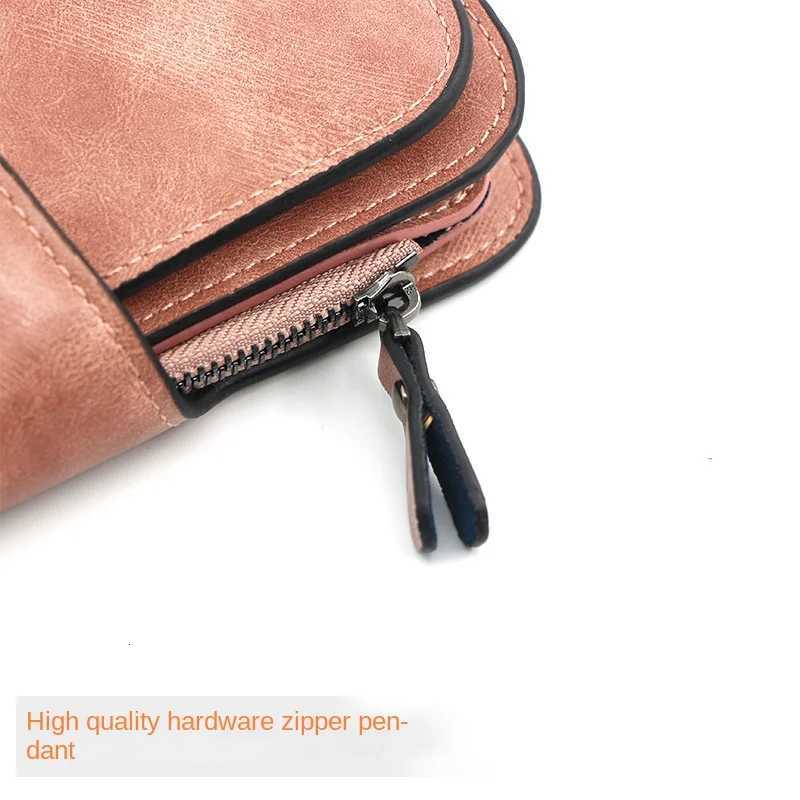 Womens Wallet Made of Leather Wallets Three Fold VINTAGE Womens Purses Mobile Phone Purse Female Coin Purse Carteira Feminina H25110711