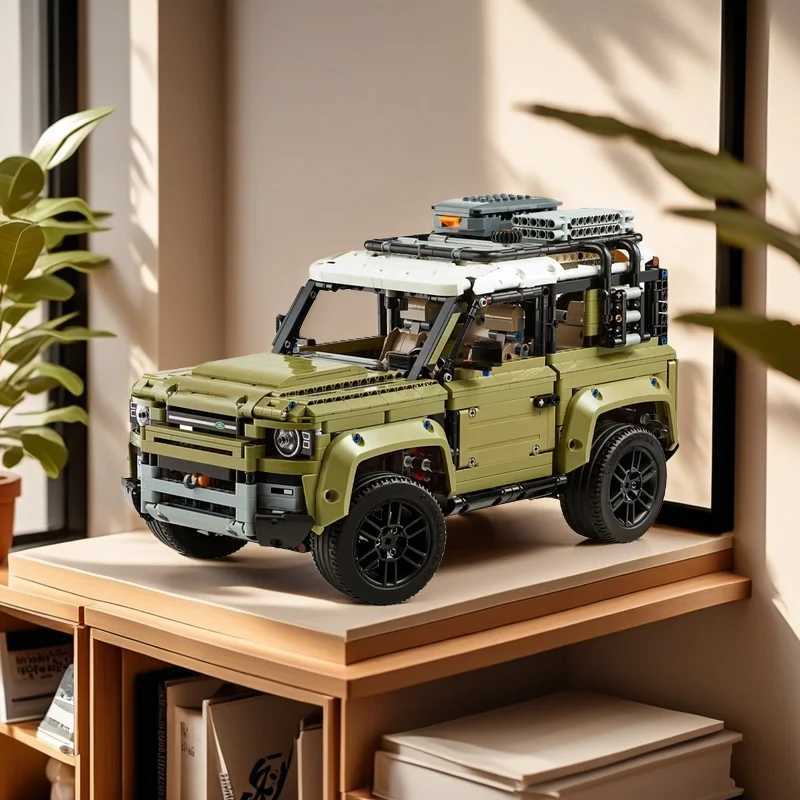 2573Pcs Famous Car Blocks Supercar Riot Off Road Defender Model 42110 Building Blocks Toys Children Adult Gifts W250408