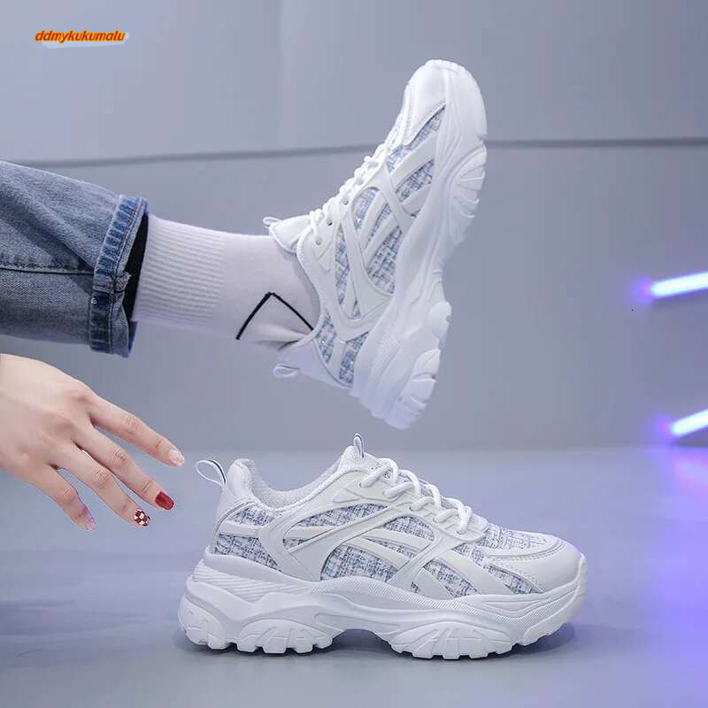 Spring 2022, Running Fashion Platform Informal Bottom Tennis Rope, Breathable Women's Thick Sports Rope #ddmykukumalu