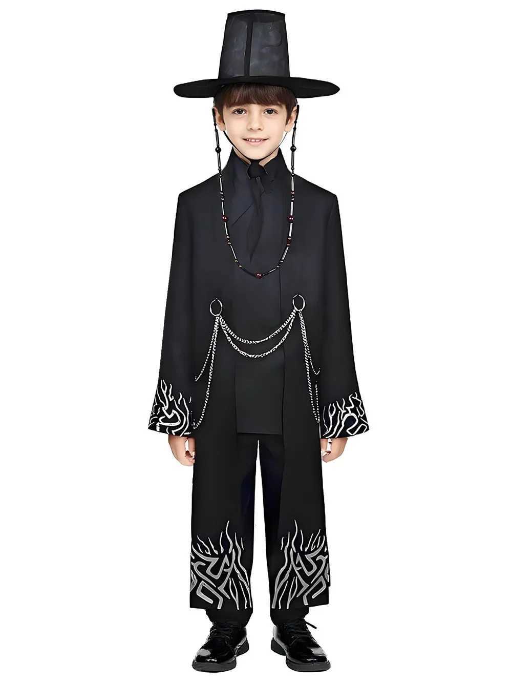 Anime K-POP Devil Saga Boys Jinu Role Play Party Saja Cosplay Costume Boys Jinu Halloween Party Carnival Costume Outfit Suit K251107