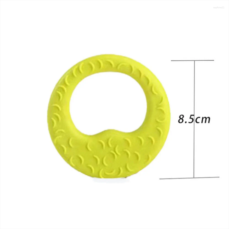 Update Pet Suppliesdog Bite Ring Toys Anti-Bite Soft Rubber Training Molar Moon Toy Puppy Dental Care Cleaning Oral Chew