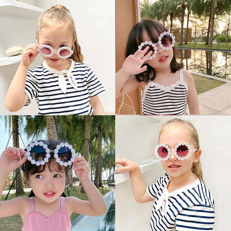New Kids Children Round wer Sunglasses Girls Boys Baby Sport Shades Glasses UV400 Outdoor Sun Protection Eyewear