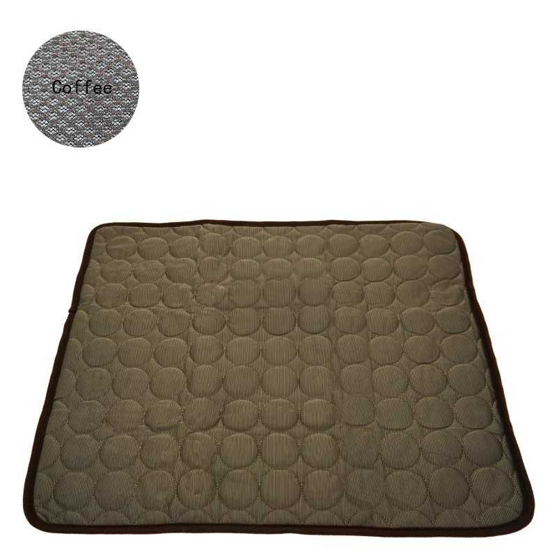 Summer Refreshing Dog Mat Blanket Pet Dog Bed Sofa Portable Cooling Mat Dog Mat Pet Ice Silk Cat Mat Y250407