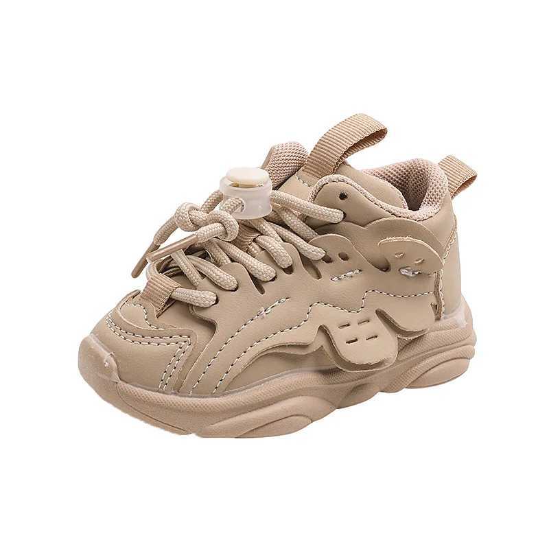 1-3 years of childrens casual shoes spring and summer childrens shoes baby sports shoes little boy and girl sports shoes pink black W250407