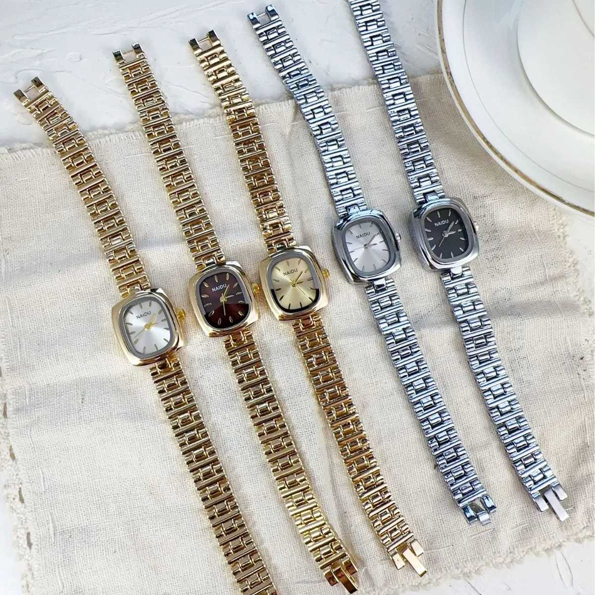 New Womens Watch Light Luxury Medieval Simple Retro Womens Watch Fashion Quartz WatchT250408
