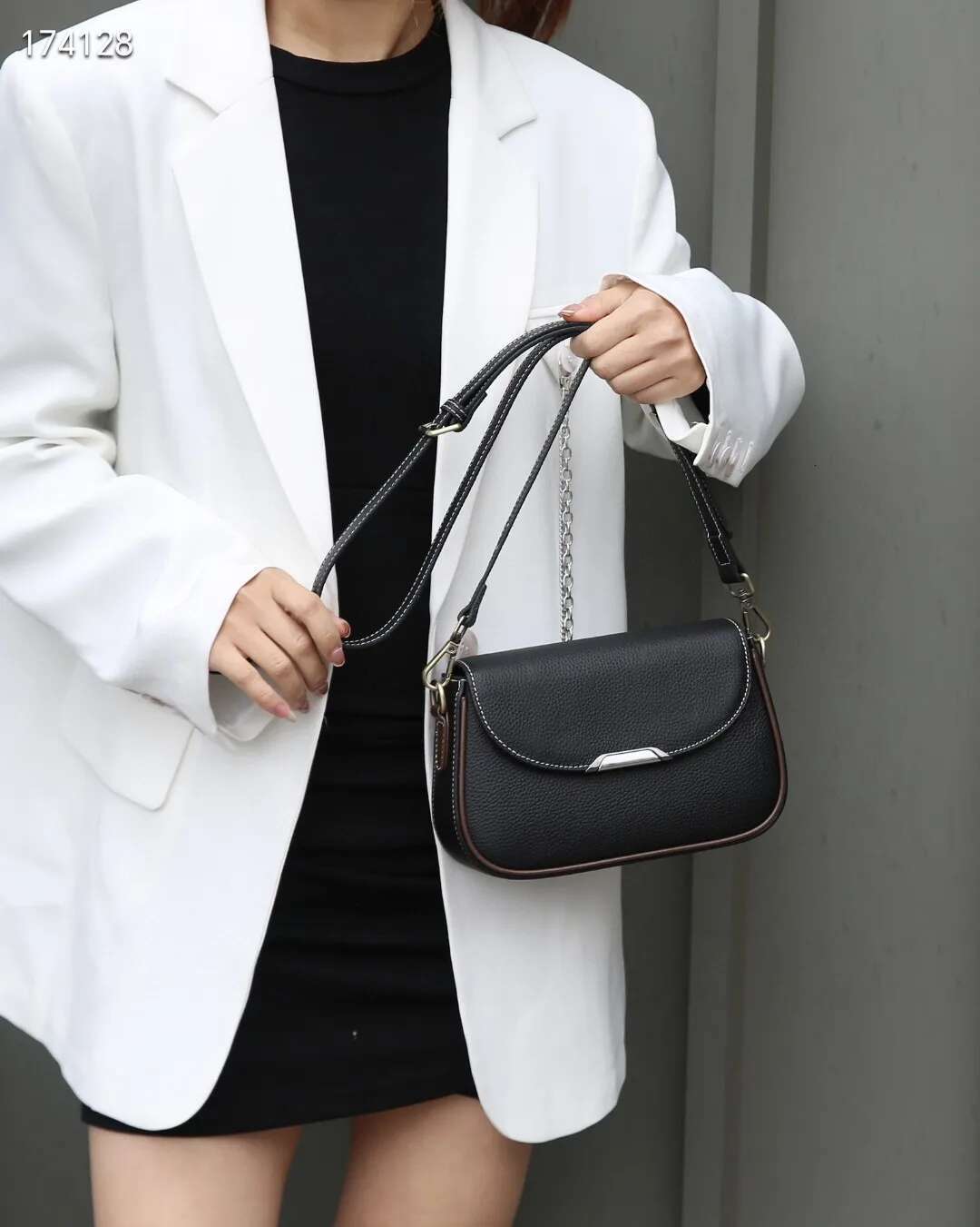 New Retro Genuine Leather Small Square For Women Trendy Single Shoulder Ladies' Phone Bag High Quality Purses Handbags