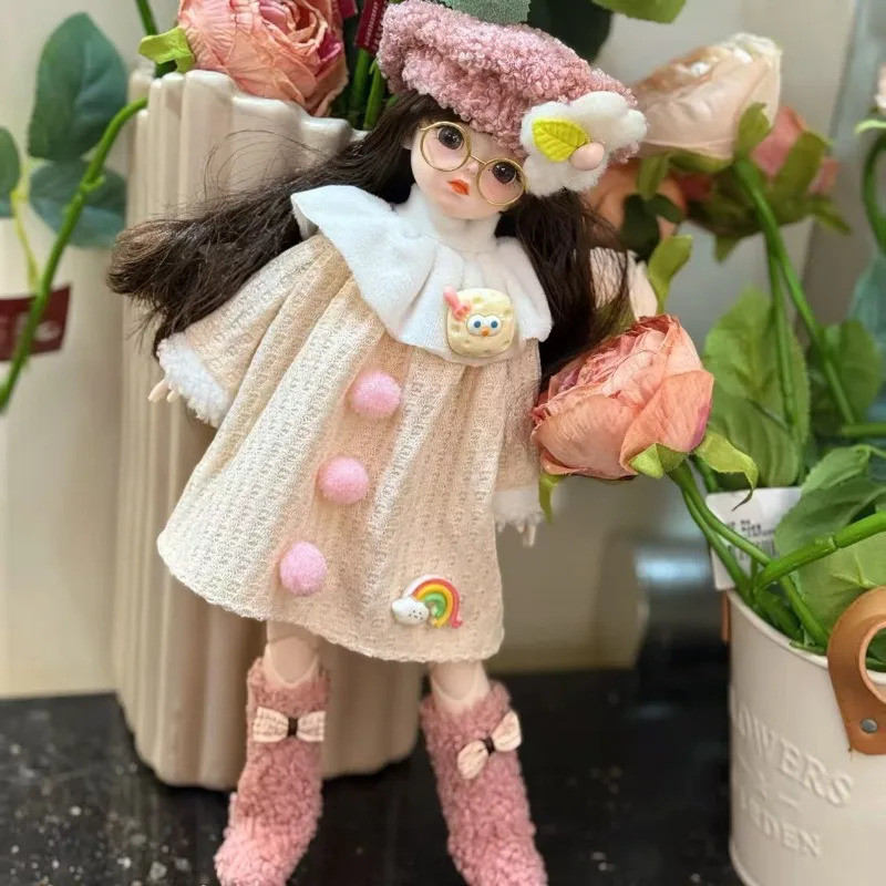 High Value 30cm Doll 6 Points BJD Baby Clothes Set Girl Single Doll Princess Doll Toy Childrens Birthday Gift Ball Jointed Doll 251107 - view 7