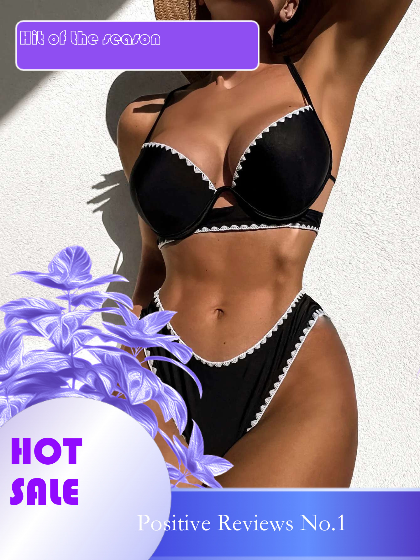 Dongdumaoyi Sexy Underwire Bikini Women Black Patchwork Ruffle Push Up Micro Swimsuit Beach Bathing Suit High Waist Swimwear Biquini