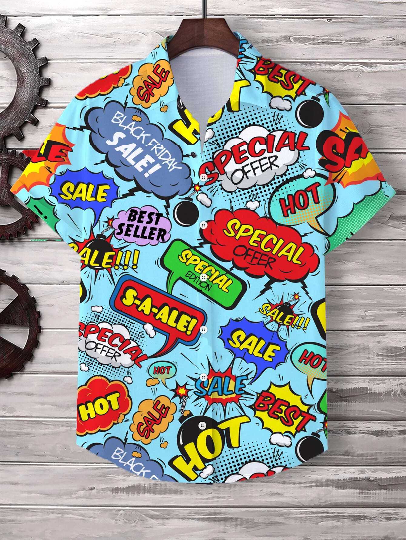 Hawaiian mens short sleeved fashion pattern 3D printed top fashionable streetwear summer casual graphic T-shirtXJ250407