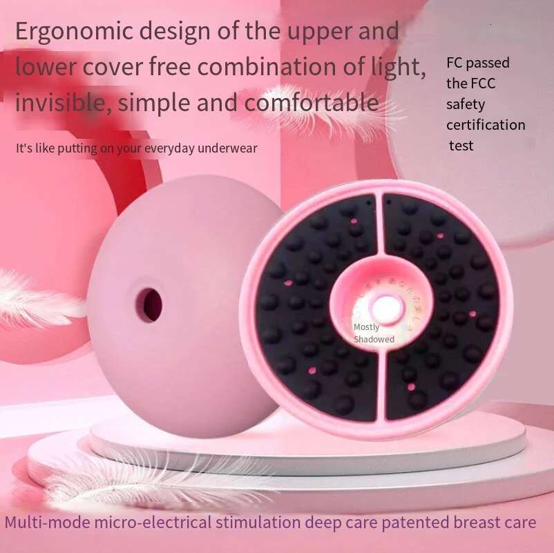 Massage Enhancement Device Lift Cup Dredge Breast Nodules Micro-Current Chest Massager