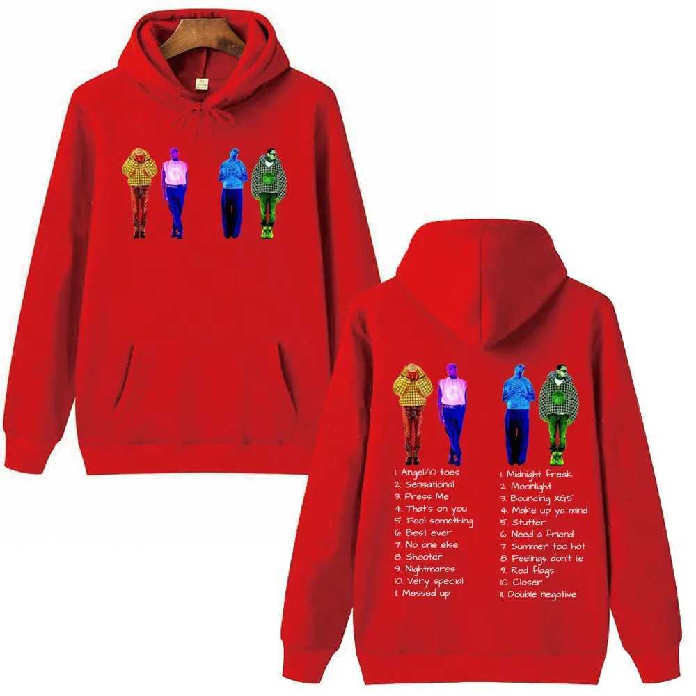 Chris Brown Rap Hoodie Harajuku Pullover Tops Street Clothing Fan Gifts W250408