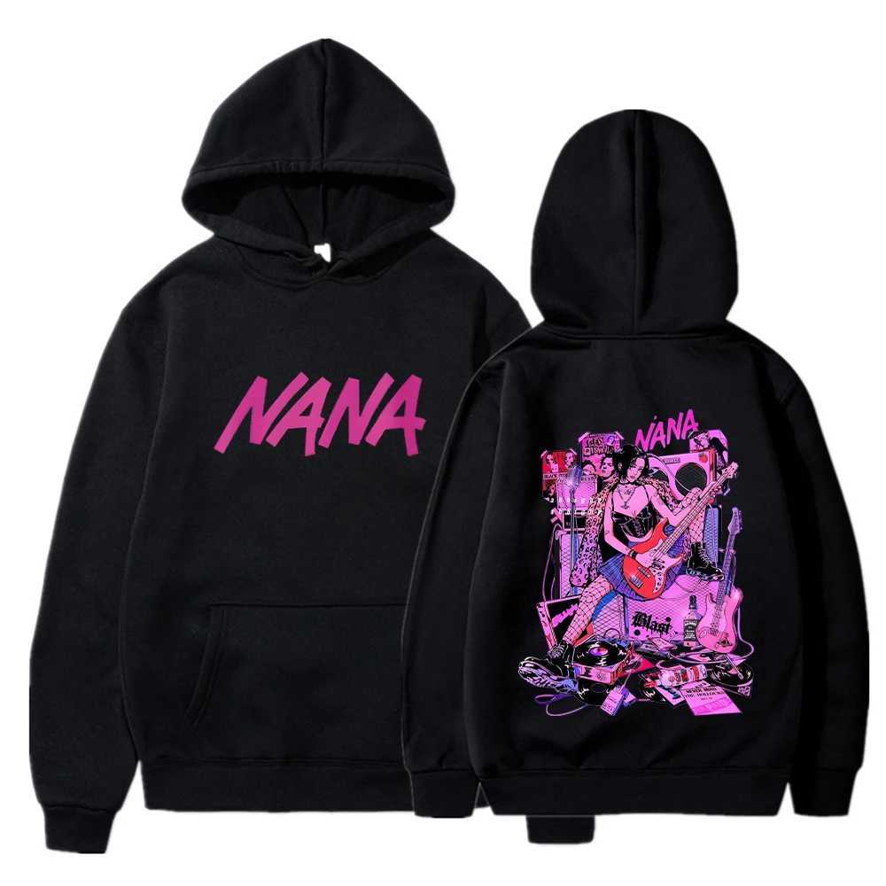 Japanese anime NANA Plus size hoodie Oosaki Nana hoodie mens sportswear Harajuku long sleeved womens zipper casual clothing top W250408