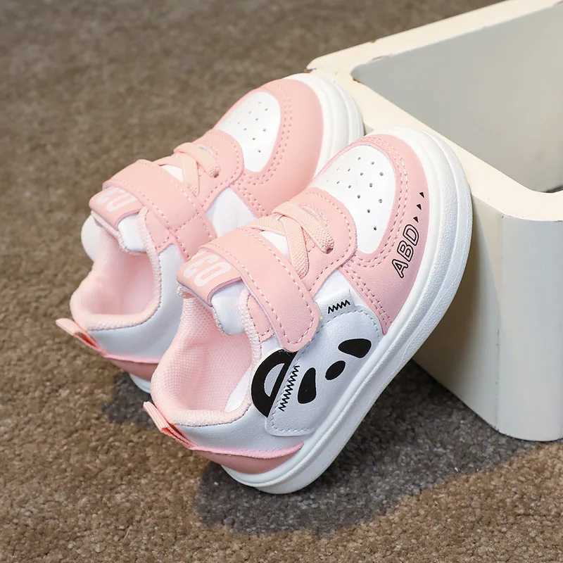 Childrens sports shoes boys and girls running casual shoes PU leather anti slip childrens sports shoes W250407