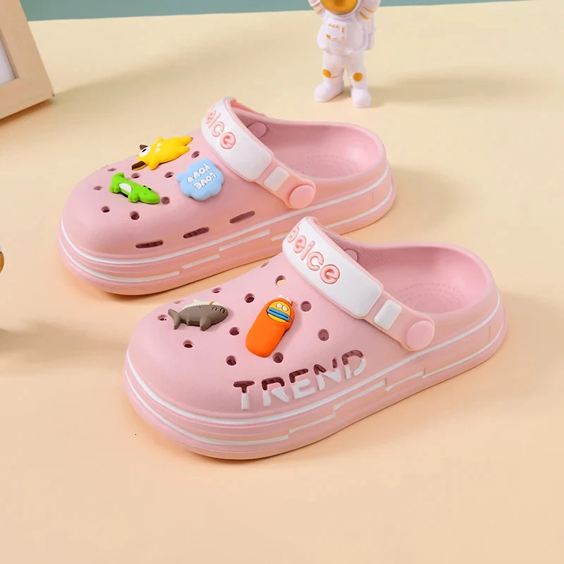 Casual Comfortable Clogs For Boys Girls Breathable Lightweight Clogs For Spring And Summer 250408